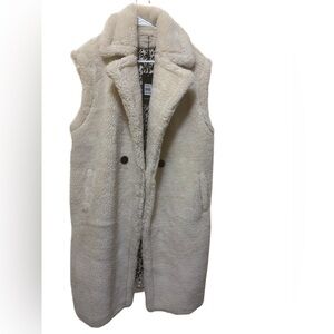 Vintage Jayley Collection Faux Fur Vest Coat NWT Never Worn /original price$185